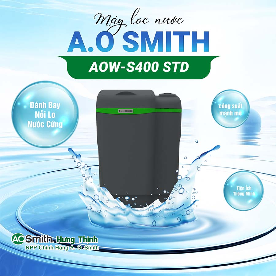 Hệ thống lọc nước đầu nguồn A.O Smith AOW-S400 STD